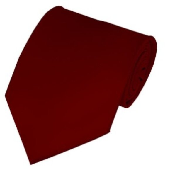 Manzini Neckwear Solid Men's Necktie with Glossy Finish (extra long) - Picture 1 of 1